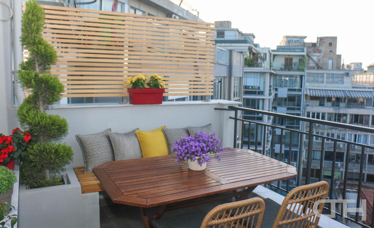 Luxury 80M2 Apartment With Balcony Downtown Saloniki Zewnętrze zdjęcie