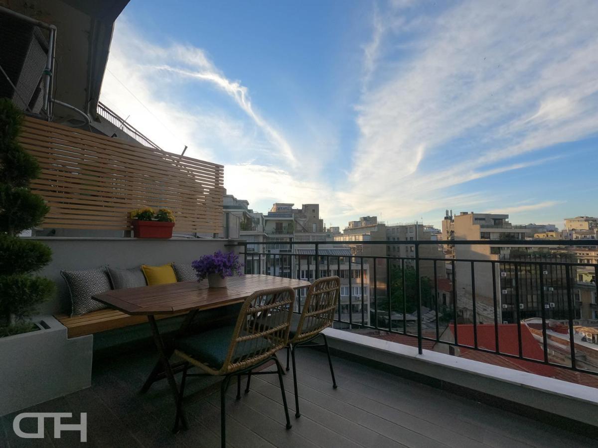 Luxury 80M2 Apartment With Balcony Downtown Saloniki Zewnętrze zdjęcie